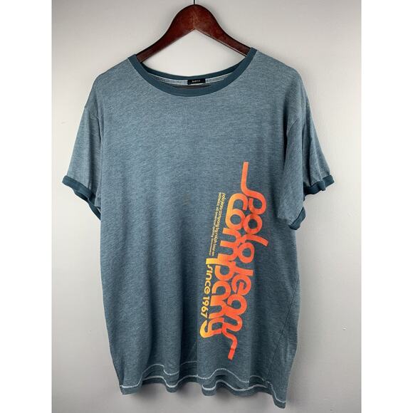 POLO JEANS COMPANY LOGO 100% COTTON Men's Slim Fit XL Graphic Cotton blend - Picture 1 of 4